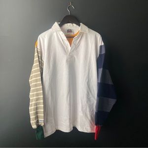 Barbarian Sportswear Rugby Long Sleeve Polo Shirt Multicoloured Size XL